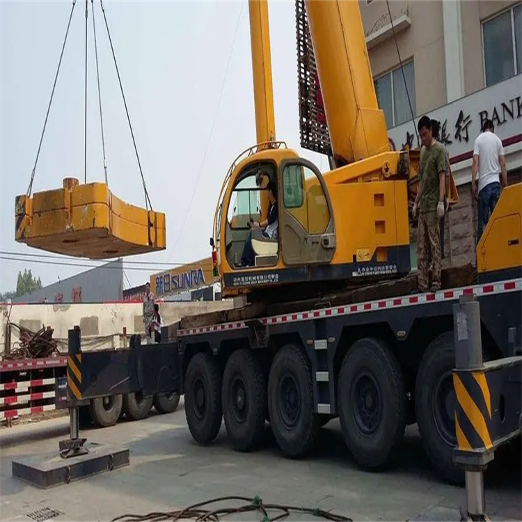 淮安清江浦当地吊车出租|机器吊装|75吨|工厂搬迁服务